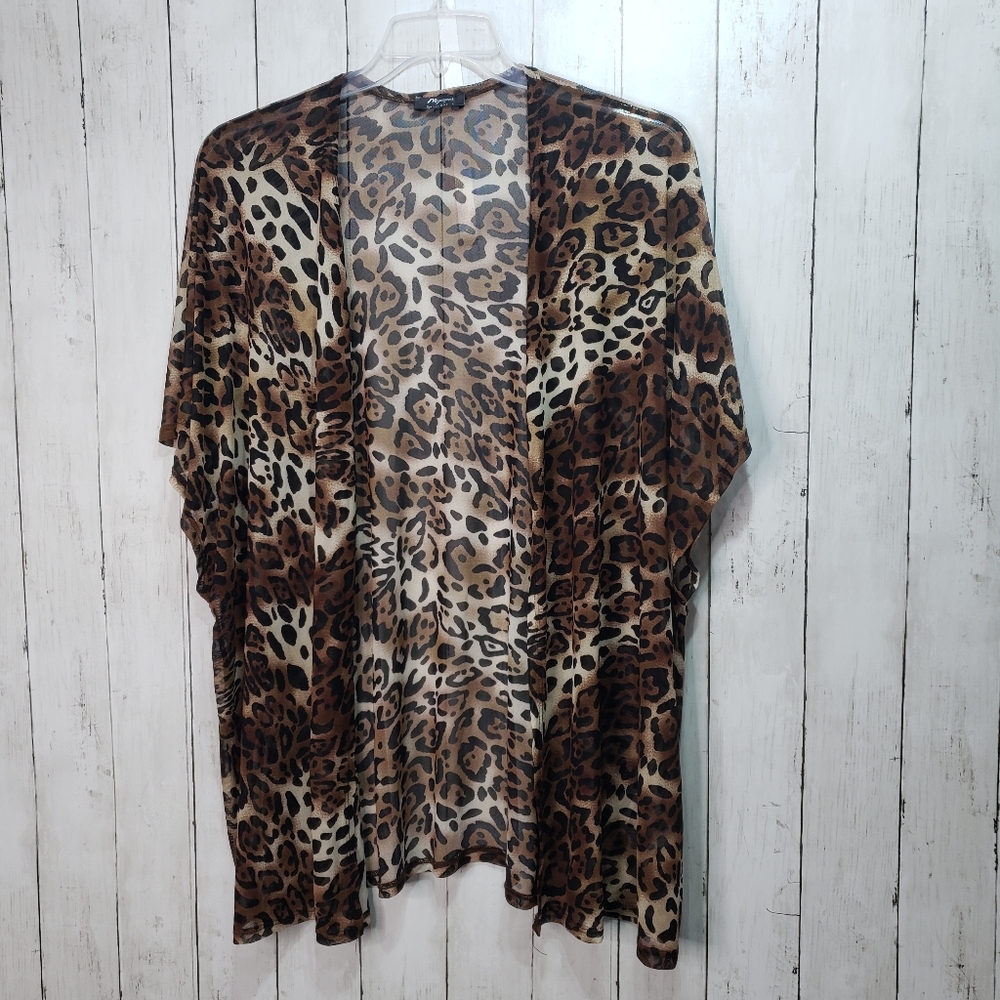 Myesper Apparel California Animal Print Kimono